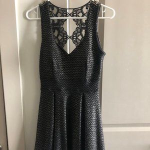 Black and Gold Dress